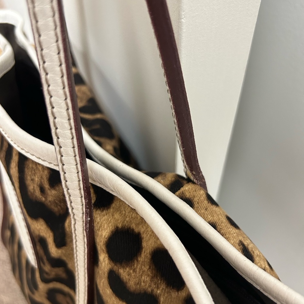 Dolce & Gabbana Leopard & Leather Tote - Picture 4 of 9